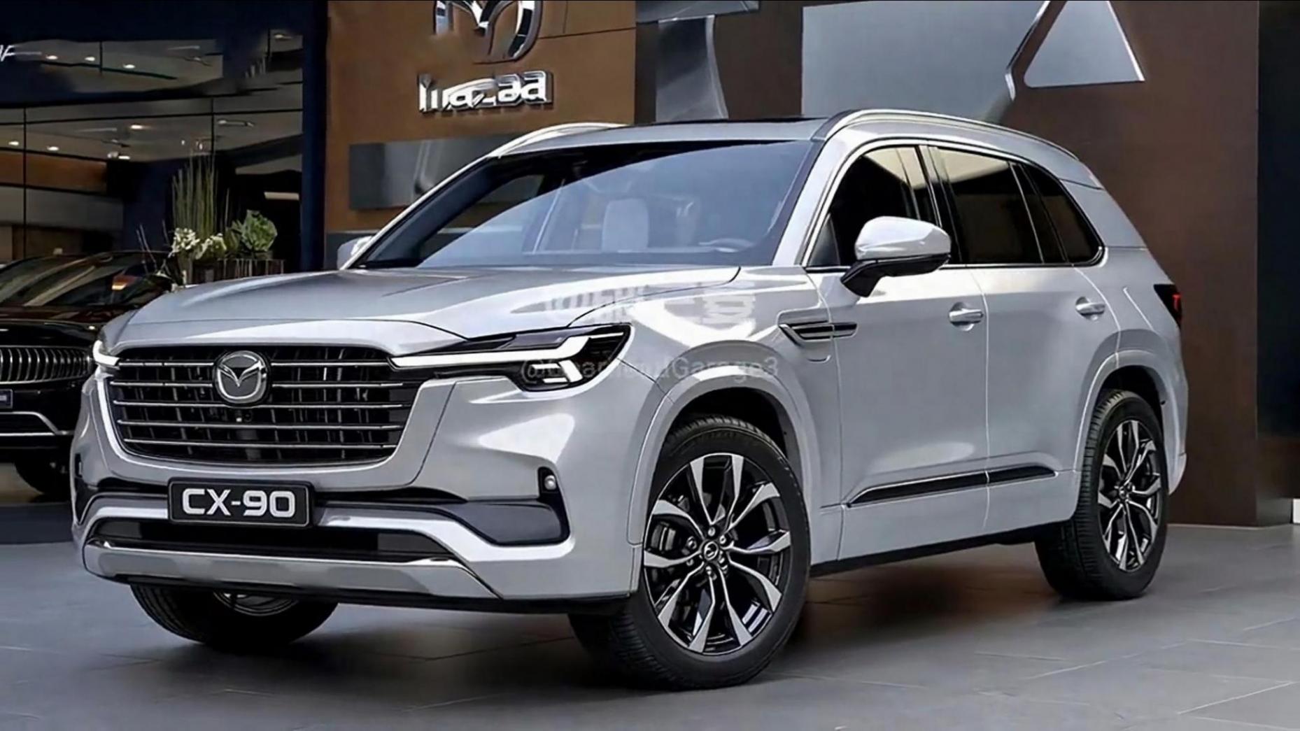 全新一代馬自達(dá)CX-90渲染圖曝光 搭載增程系統(tǒng) 有望國產(chǎn)