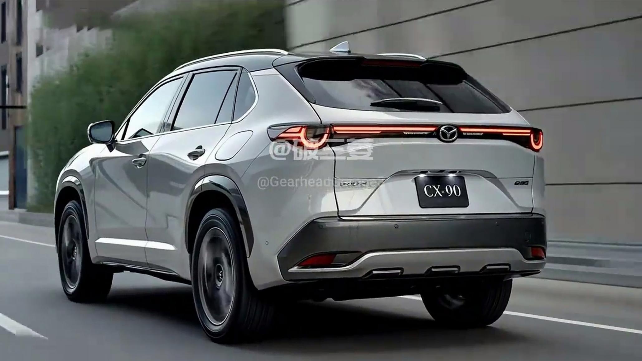 全新一代馬自達(dá)CX-90渲染圖曝光 搭載增程系統(tǒng) 有望國產(chǎn)